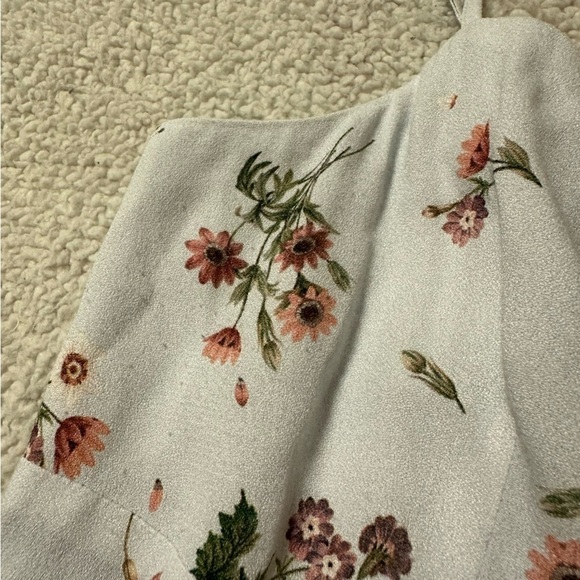 Sunday Best Jackson Spaghetti-strap Mini Dress Aritzia Blue Floral - Picture 10 of 16